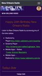 Mobile Screenshot of neworleansradio.com
